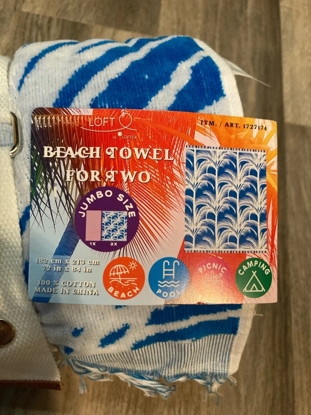 LOFT by Loftex Beach Towel for Two Palms